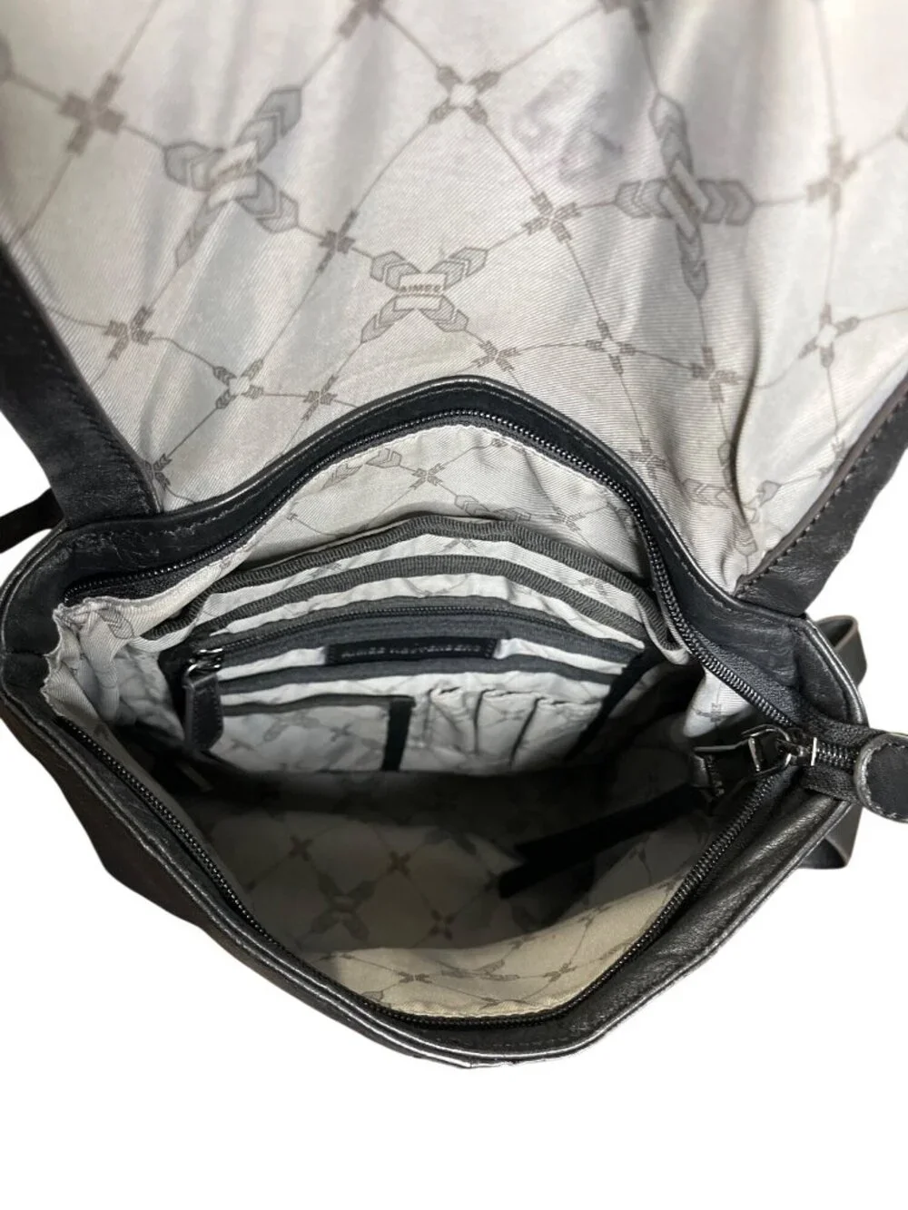 Aimee Kestenberg Black Leather Backpack Convertible Shoulder Bag